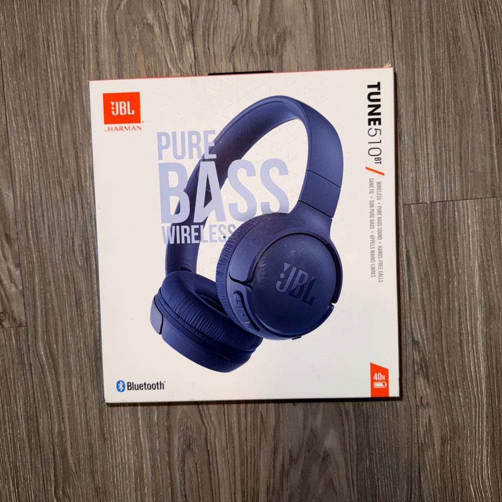JBL Tune 510BT Bluetooth Headphones Black